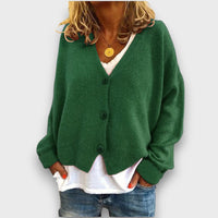 Shamira – Strick-Cardigan in Grün