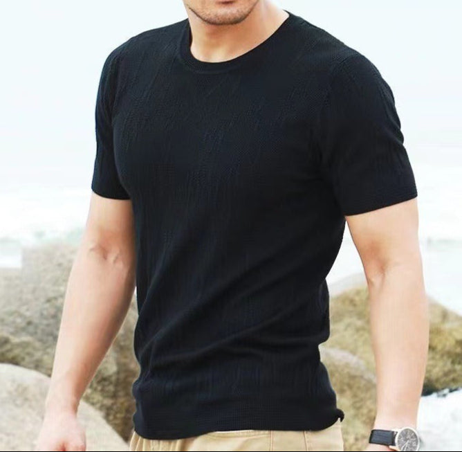 Feinstrick-T-Shirt für Männer - Einar