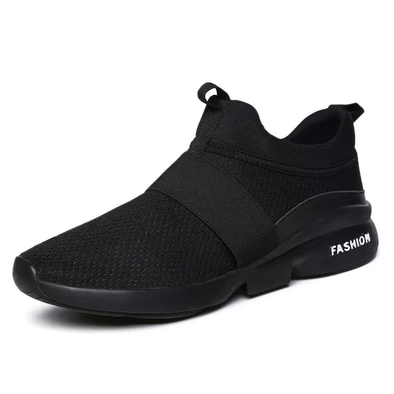 Herren-Turnschuhe mit atmungsaktivem Mesh-Slip-on-Stil - Leandro