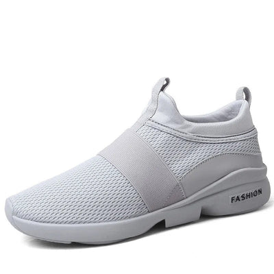 Herren-Turnschuhe mit atmungsaktivem Mesh-Slip-on-Stil - Leandro