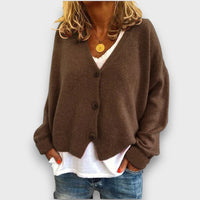 Shamira – Strick-Cardigan in Braun