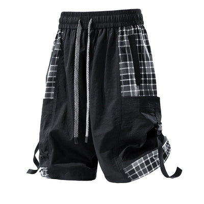 Karierte Shorts im Cargo-Stil für Männer - Daan