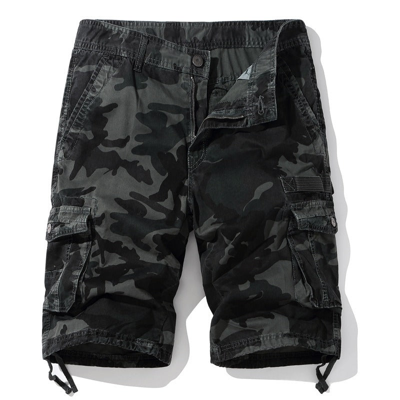 Tarnfarbene Cargo-Shorts für Männer - Tito
