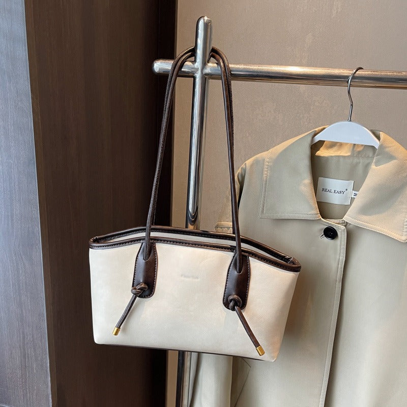 Umhängetasche aus Kunstleder für Damen im strukturierten Stil - Mireia