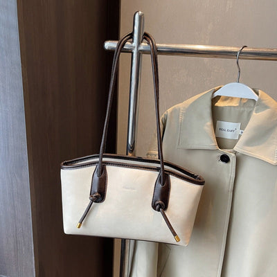 Umhängetasche aus Kunstleder für Damen im strukturierten Stil - Mireia