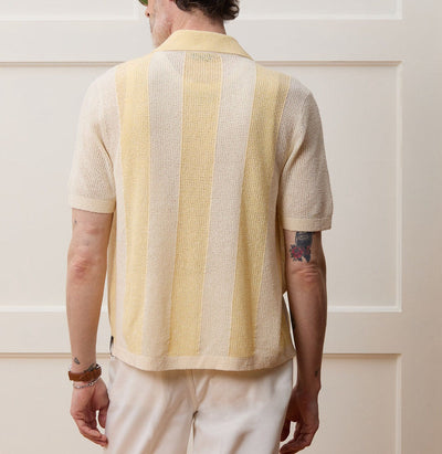 Durchbrochenes gewebtes Freizeit-Poloshirt für Herren - Robin