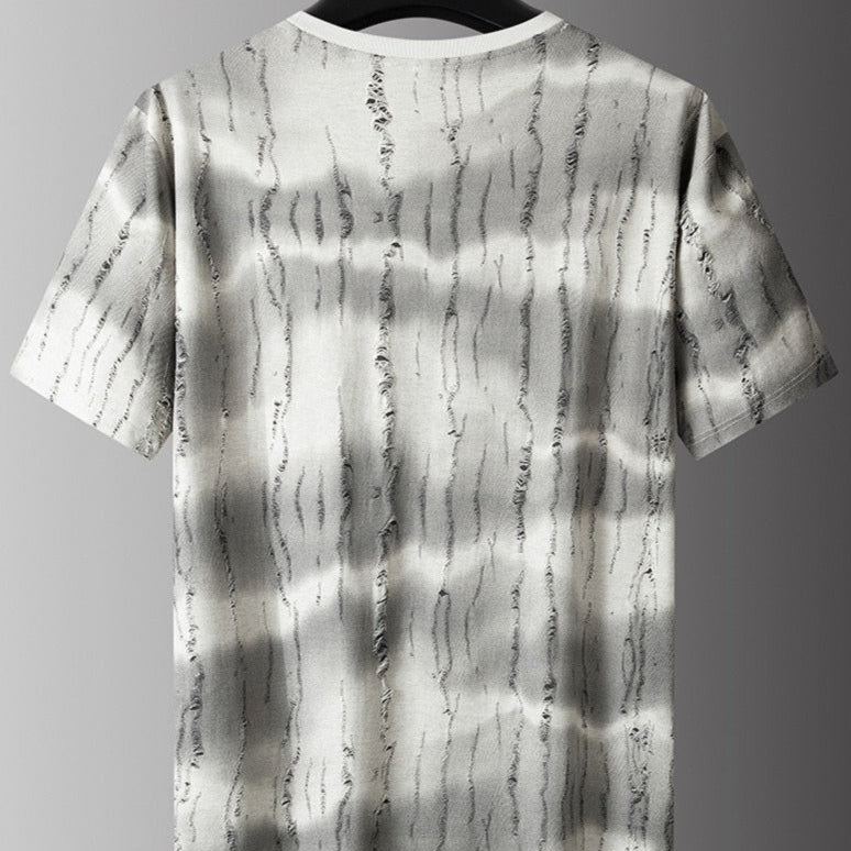 Bedrucktes Herren-T-Shirt mit Used-Effekt - Gaspard