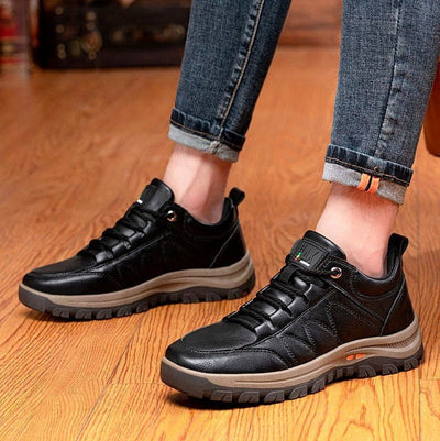 Herren-Wanderschuhe aus Kunstleder mit robuster Sohle - Michael