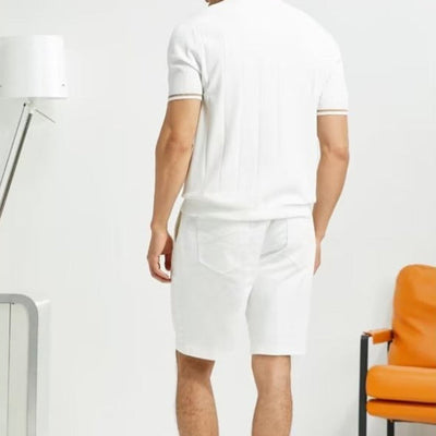 Herren-Poloshirt aus Feinstrick mit modernem Kragen - Marc