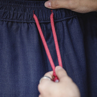 Herrenhose aus Baumwolle mit Kordelzug in lockerer Passform - Maximo