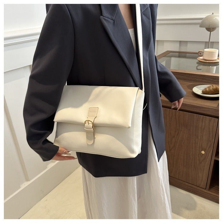 Frau Kunstleder Umhängetasche minimalistisches Design - Léa