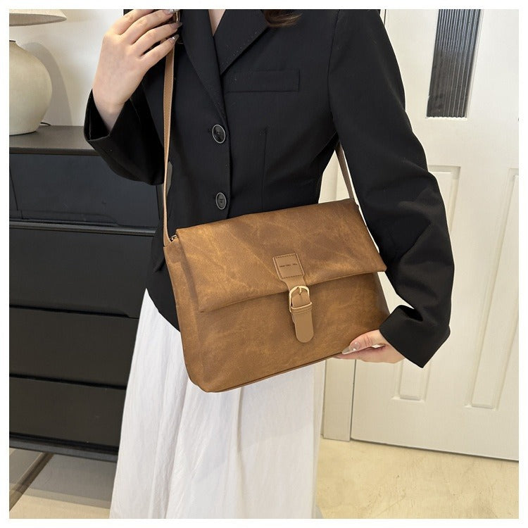 Frau Kunstleder Umhängetasche minimalistisches Design - Léa