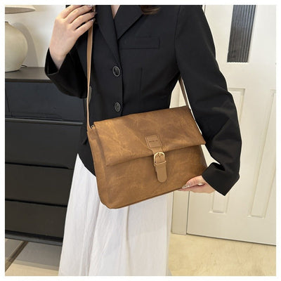 Frau Kunstleder Umhängetasche minimalistisches Design - Léa