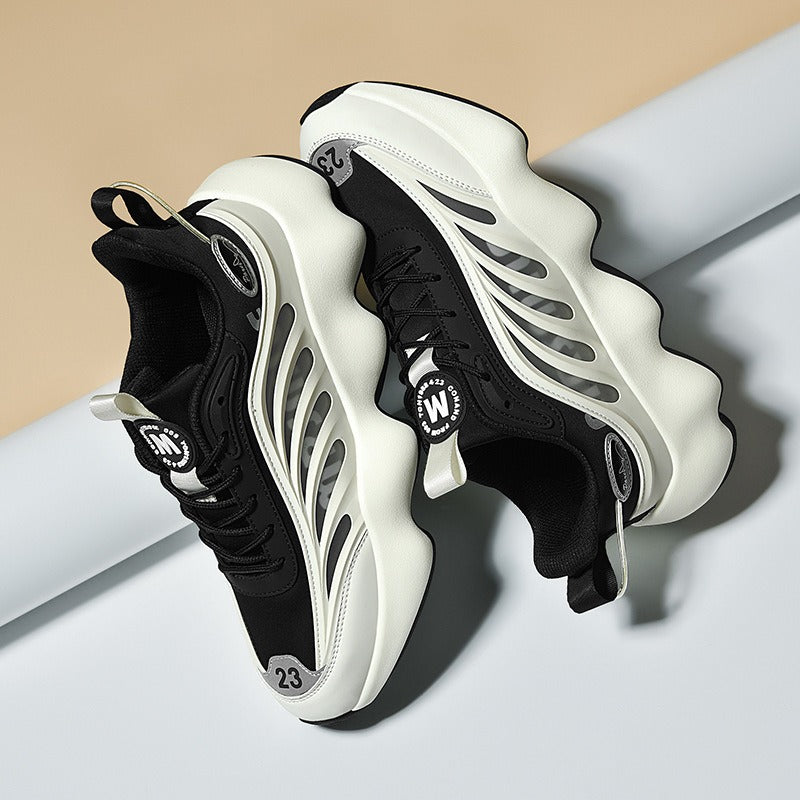 Atmungsaktive Herrenturnschuhe aus Mesh mit hoher Sohle - Hector