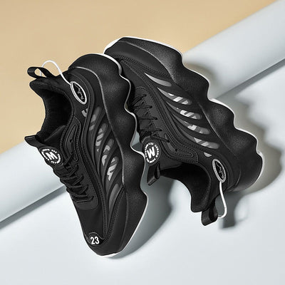 Atmungsaktive Herrenturnschuhe aus Mesh mit hoher Sohle - Hector