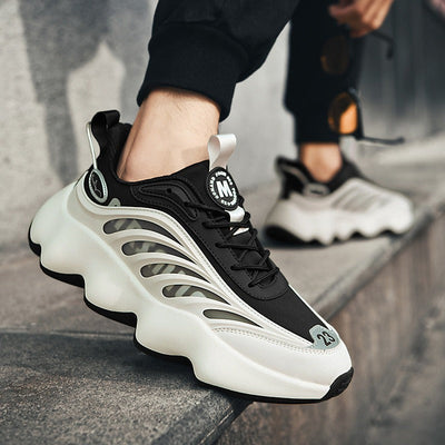 Atmungsaktive Herrenturnschuhe aus Mesh mit hoher Sohle - Hector