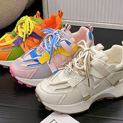 Atmungsaktive City-Turnschuhe aus Mesh für Damen - Dania