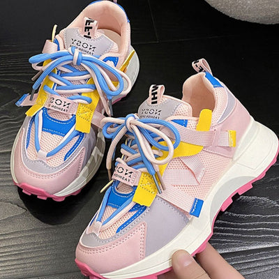 Atmungsaktive City-Turnschuhe aus Mesh für Damen - Dania