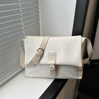 Frau Kunstleder Umhängetasche minimalistisches Design - Léa