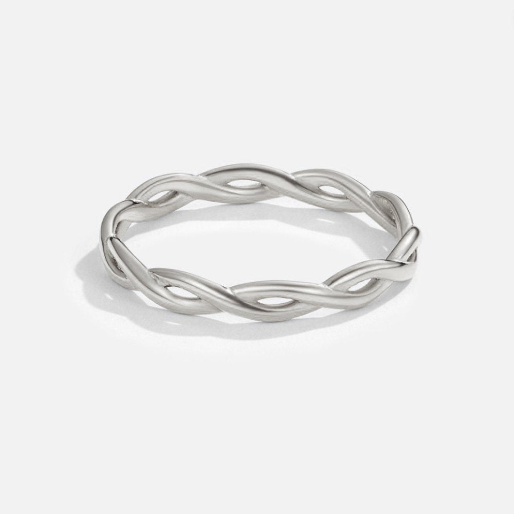Infinity 18K Silber Dreh-Ring