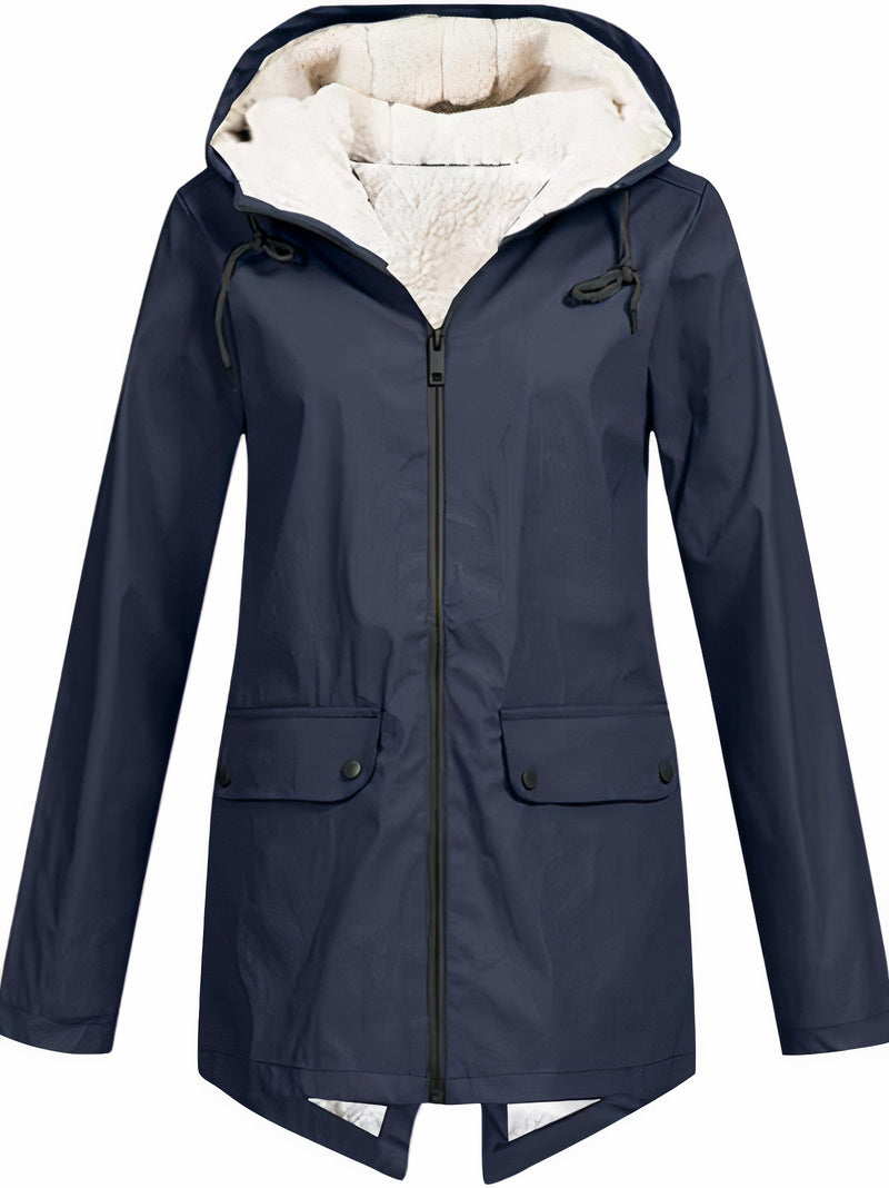 Jacke mit Kapuze und Reißverschluss - Anna