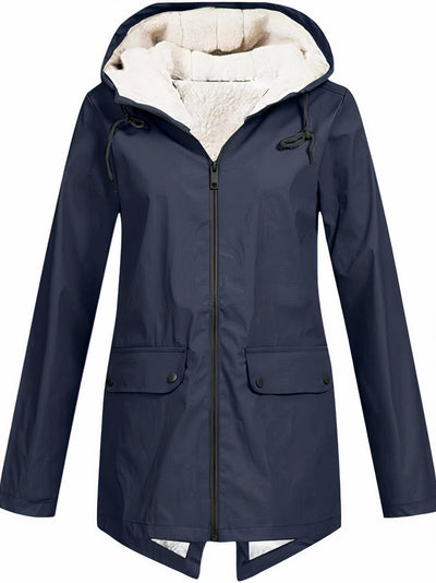 Jacke mit Kapuze und Reißverschluss - Anna