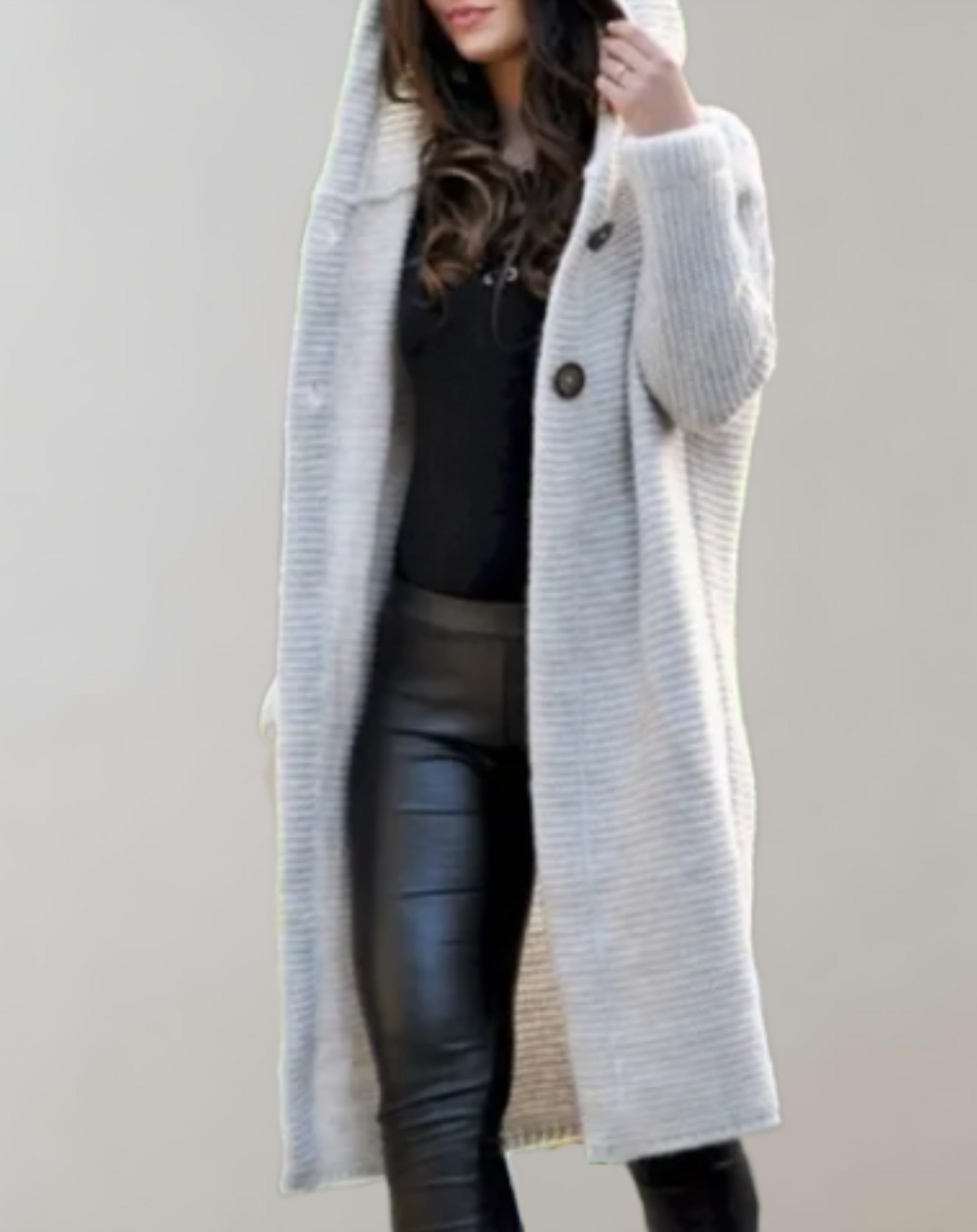 Jenny -  Lange und übergroße gestrickte Mantel