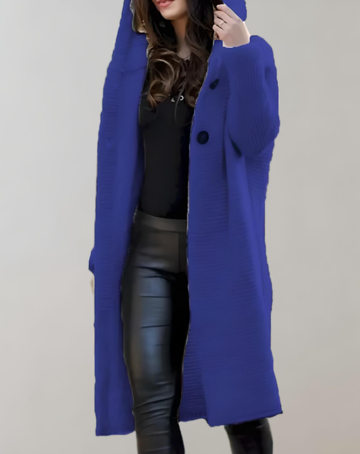 Jenny -  Lange und übergroße gestrickte Mantel