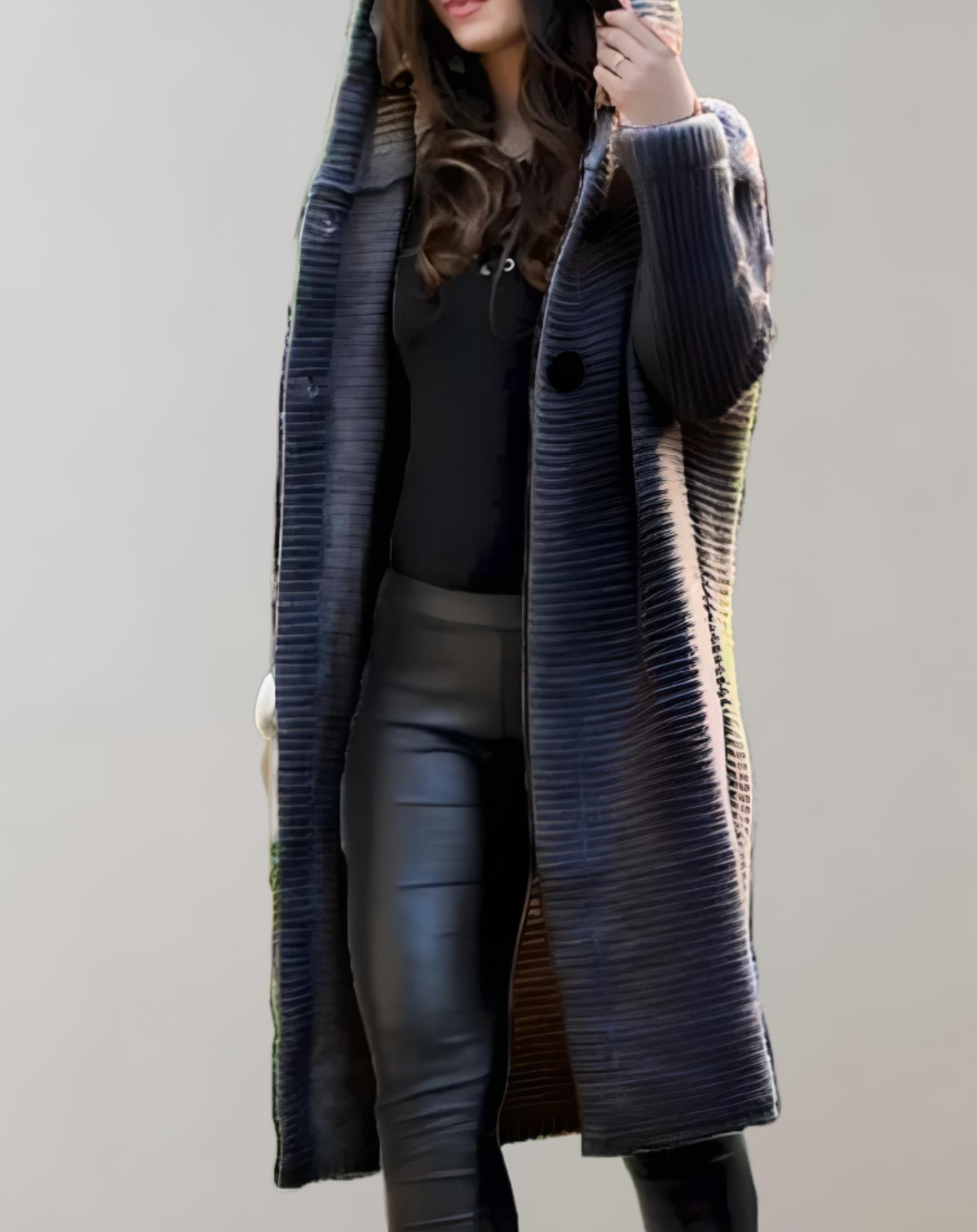 Jenny -  Lange und übergroße gestrickte Mantel