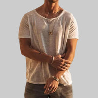 Jörg | Herren Basic T-Shirt aus reiner Baumwolle in Weiß