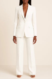 Johanna | Blazer-Hosen-Set im Business-Look in Weiß
