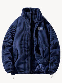 Adam | Stylische Cordjacke in Dunkelblau
