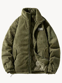Adam | Stylische Cordjacke in Grün