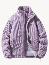 Adam | Stylische Cordjacke in Hell Violett