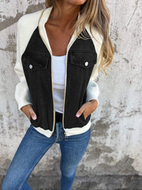 Stilvolle Damen Denim jacke in Weiß