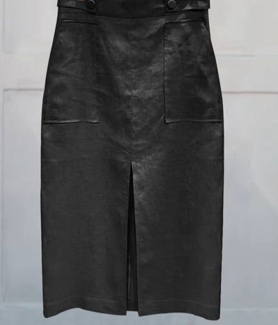 Dorella™ - Damenrock aus Baumwolle und Leinen (50% RABATT!)