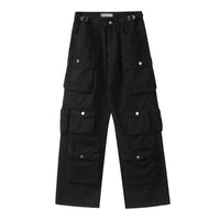 Adrian | Bequeme Cargo-Hose Herren mit Taschen in Schwarz