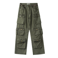 Adrian | Bequeme Cargo-Hose Herren mit Taschen in Armeegrün