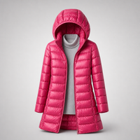 Julia | Damen Leichte Ultraleichte Daunenjacke in Rosa