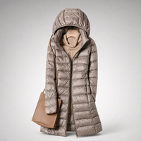 Julia | Damen Leichte Ultraleichte Daunenjacke in Khaki