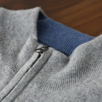 Klassische Herrenjacke mit Reißverschluss | Herbst