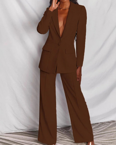 Klassischer Blazer und Hosenanzug für Damen | Moderne