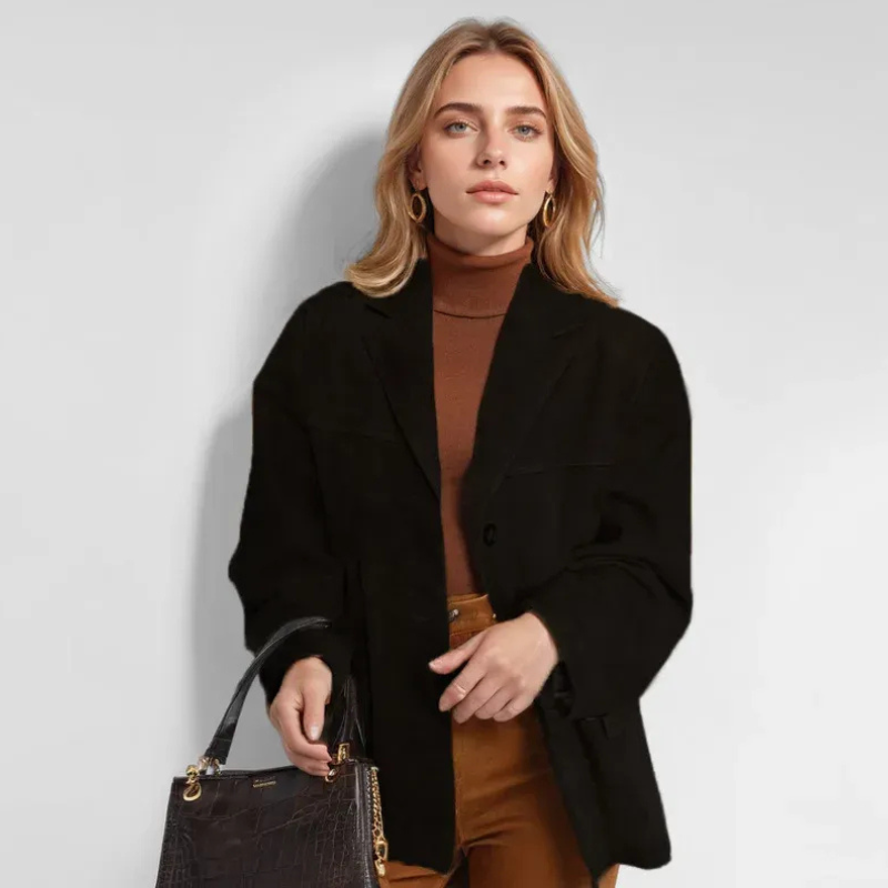 Klassischer Damen-Blazermantel | übergroß