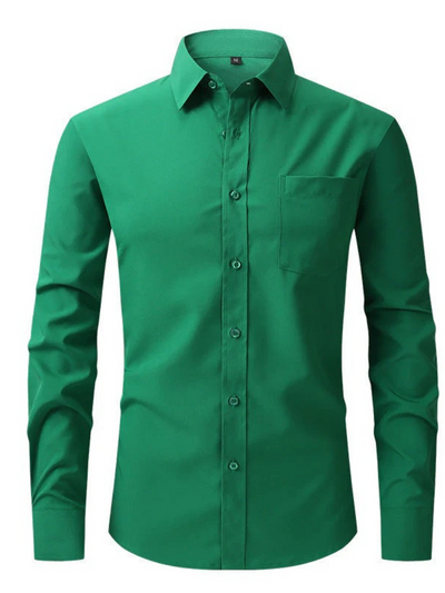 Klassisches Business-Hemd für Herren | Langarm