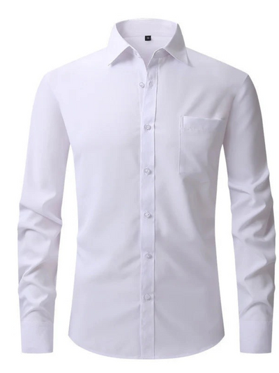 Klassisches Business-Hemd für Herren | Langarm