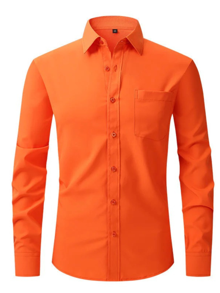 Klassisches Business-Hemd für Herren | Langarm