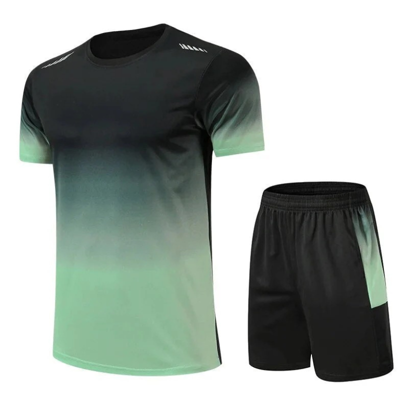 Klassisches Herren-Turnhemd & Shorts-Set | Sportlich