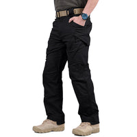 Klaus | Herren Robuste Outdoor Tactical Cargohose in Schwarz