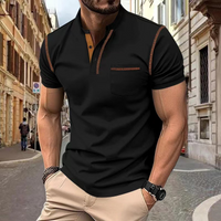 Dante | Herren Kurzarm Poloshirt | Hochwertige in Schwarz