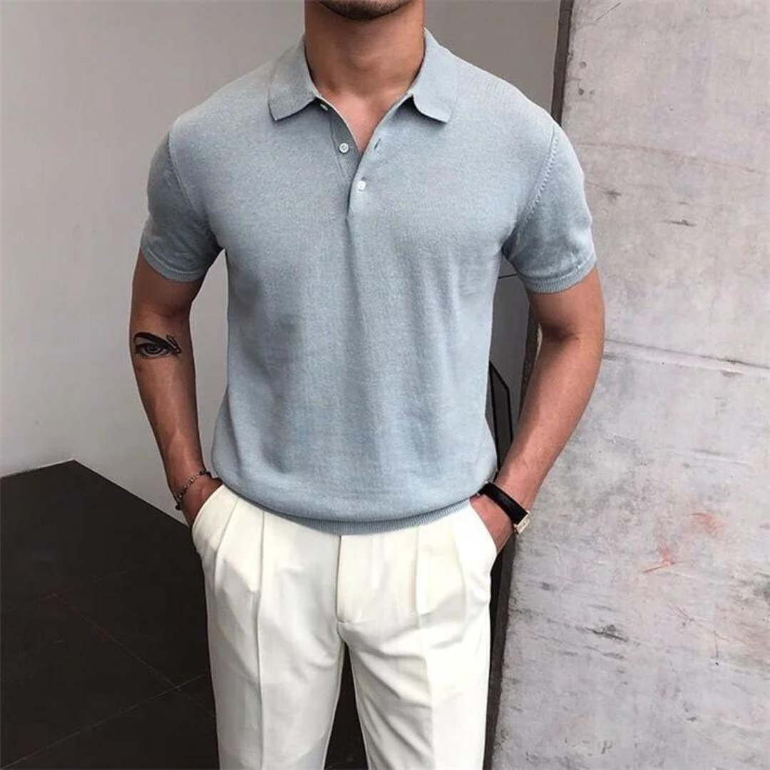 Brixter | Herren Kurzarm Poloshirt | Schwarz